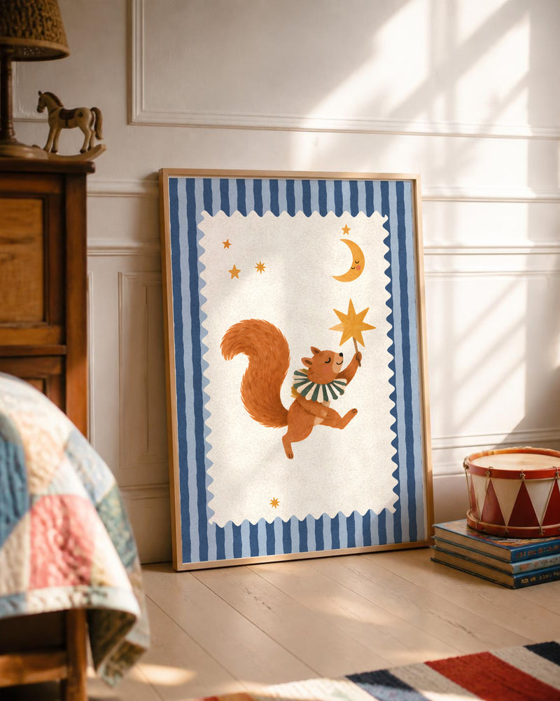 Squirrel Nursery Print