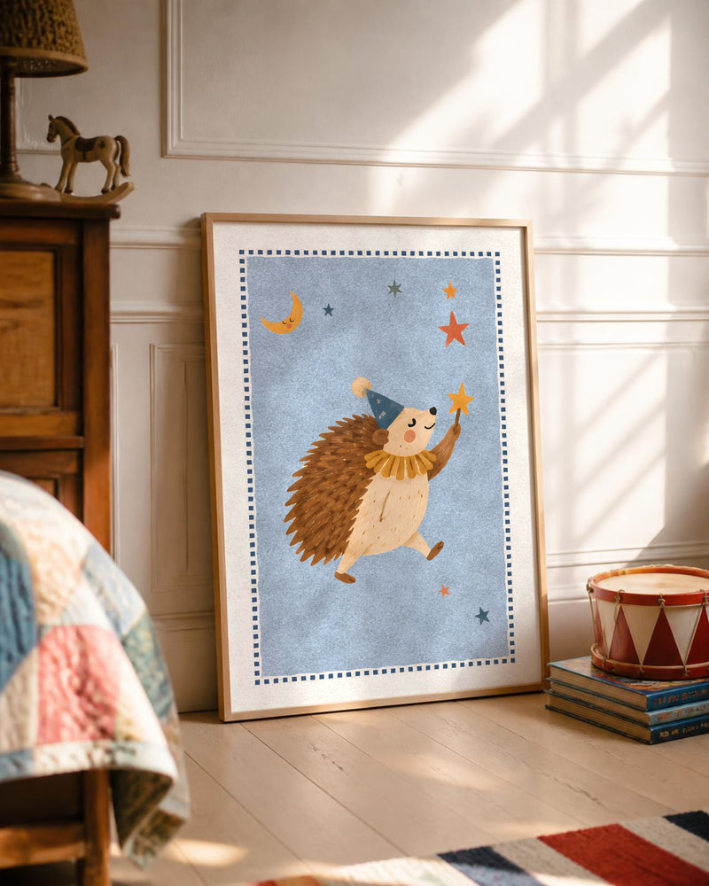 Hedgehog Nursery Print