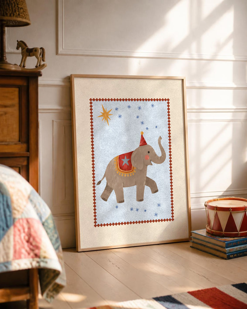 Elephant Nursery Print